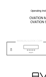 AVM OVATION SA 6.2 Manual de Instruções