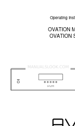 AVM OVATION SA 6.3 Manual de Instruções