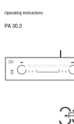 AVM PA 30.3 Gebruiksaanwijzing