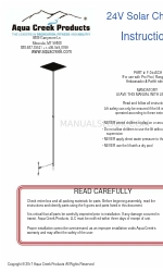 Aqua Creek Products F-044SCH Manual de instruções