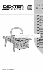 Dexter Power MJ10200IIIC-I Instrukcja montażu, użytkowania i konserwacji