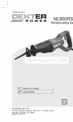 Dexter Power NC850RS Manual do utilizador