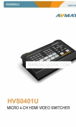 AVMATRIX HVS0401U Manual de instruções