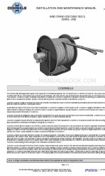 COXREELS 112W-1-50 Manuel d'installation et d'entretien