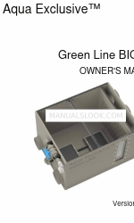 Aqua Exclusive Green Line BIO 25 Benutzerhandbuch