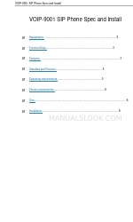 DexWeb Telecom VOIP-9001 Specyfikacja i instrukcja instalacji