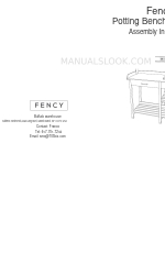 Fency Potting Bench Type B Manuel d'instructions de montage