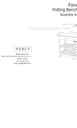 Fency Potting Bench Type C 조립 지침 매뉴얼