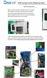 Deye SUN-5K-SG01LP1-EU Manuel de réparation