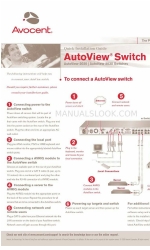 Avocent AutoView 2020 Посібник зі швидкого встановлення