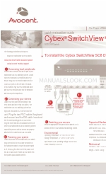 Avocent Cybex SwitchView SC8 DVI Manual de instalação rápida