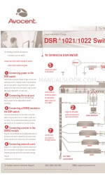 Avocent DSR Series DSR1022 Посібник зі швидкого встановлення