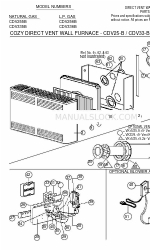 COZY CDV335B and Parts List