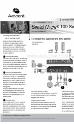 Avocent switchview 100 クイック・インストール・マニュアル