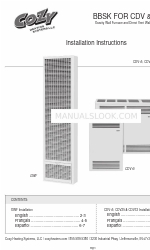 COZY CDV25 and Manuale di istruzioni per l'installazione