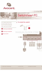 Avocent SWITCHVIEW PC 빠른 설치 매뉴얼