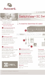 Avocent SwitchView SC120 クイック・インストール・マニュアル