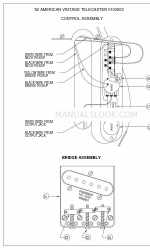 Fender '52 AMERICAN VINTAGE TELECASTER Montaje