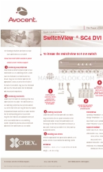 Avocent SwitchView SC4 DVI 빠른 설치 매뉴얼