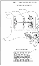 Fender 011-1700 Схема підключення