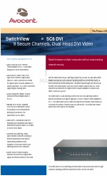 Avocent SwitchView SC8 DVI 사양