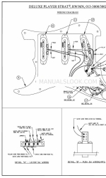 Fender 013-3002 Bedradingsschema