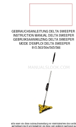 Aqua Laser Delta Sweeper 815.563 Manual de instruções