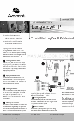 Avocent LongView IP クイック・インストール・マニュアル