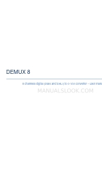 DEZELECTRIC DEMUX 8 Manuale d'uso