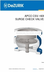 DeZurik APCO CSV-1600A Manuel d'instructions