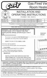 COZY VC201A-H and Installation And Operating Instructions Manual