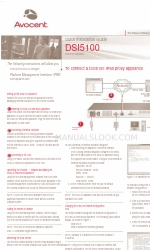 Avocent DSI5100 Instrukcja szybkiej instalacji