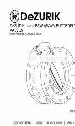 DeZurik BAW AWWA Handbuch für Installation, Betrieb und Wartung