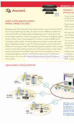 Avocent DSR Series DSR1021 Brochure