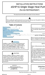 Allied 4SHP16 Installation Instructions Manual