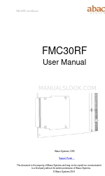 ABACO FMC30RF Podręcznik użytkownika