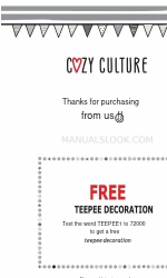 Cozy Culture Kids Teepee Handmatig