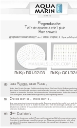 Aqua Marin RDKP-R02 Instrucciones de uso originales