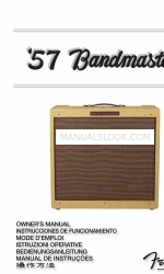 Fender '57 Bandmaster Manuale d'uso