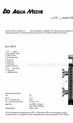 Aqua Medic Reactor 500 Selebaran Instruksi