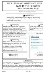 Allied Air 2PHP13 Series Handleiding voor installatie- en onderhoudsinstructies