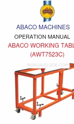 ABACO MACHINES AWT7523C Betriebshandbuch