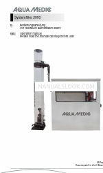 Aqua Medic Systemfilter 2000 Manuel d'utilisation