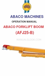 ABACO MACHINES AFJ25-B Manuel d'utilisation