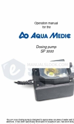 Aqua Medic SP 3000 Manual de instrucciones