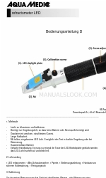 Aqua Medic refractometer LED Operation Manual