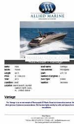 Allied Marine Riva Rivale - Vantage Owner's Manual