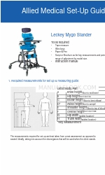 ALLIED MEDICAL Leckey Mygo Stander Installatiehandleiding