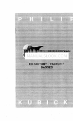 Fender EX Factor Manual