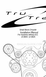 Billet Specialties Tru Trac # 13805 Manual de instalação